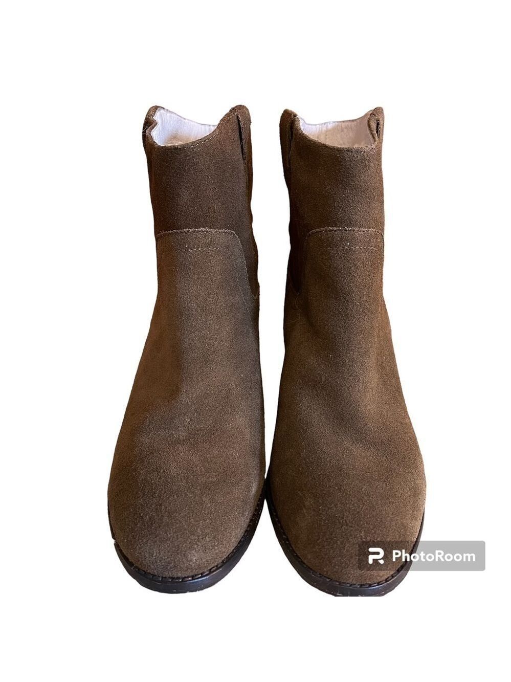 Matt Bernson Bark Suede Shearling Lined Boots Sz-7